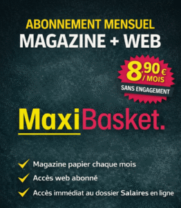 Abonnement mensuel Maxi Basket - Magazine papier et accès web