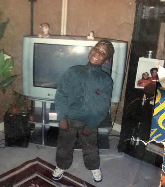 Adam Mokoka enfant