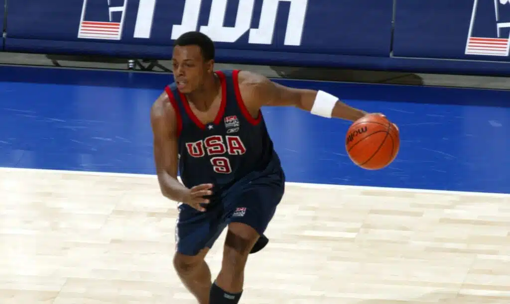 Paul Pierce avec l'équipe des États-Unis au Mondial 2002